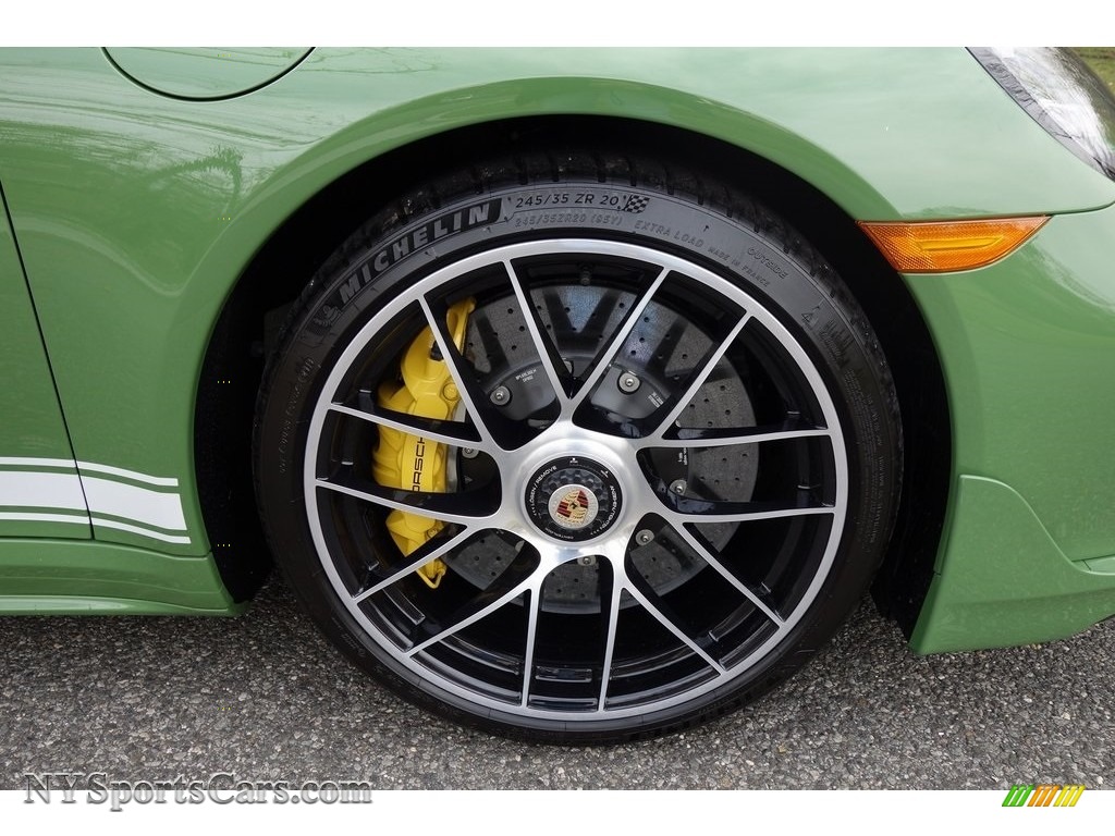 2019 911 Turbo S Coupe - Custom Color (Green) / Black photo #10