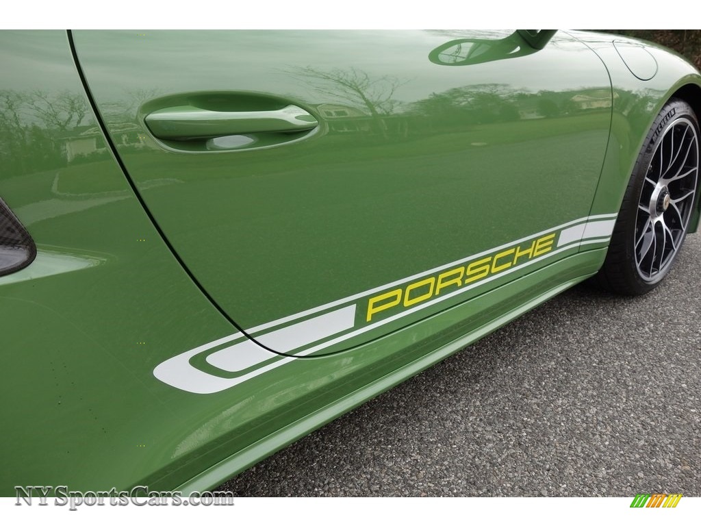 2019 911 Turbo S Coupe - Custom Color (Green) / Black photo #12