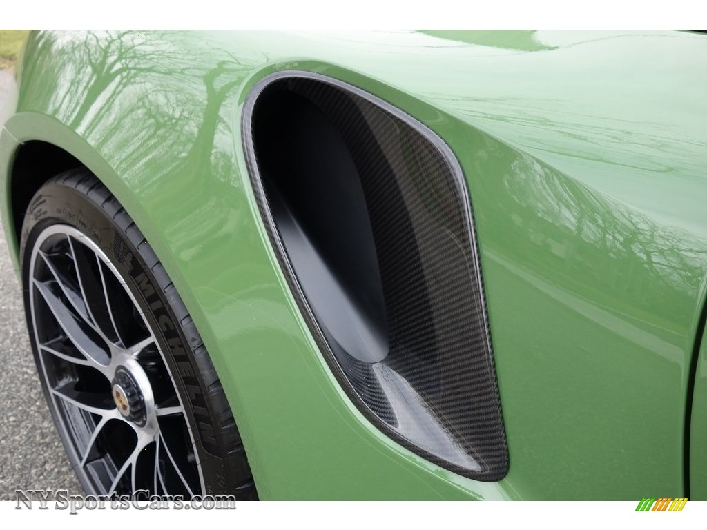 2019 911 Turbo S Coupe - Custom Color (Green) / Black photo #13