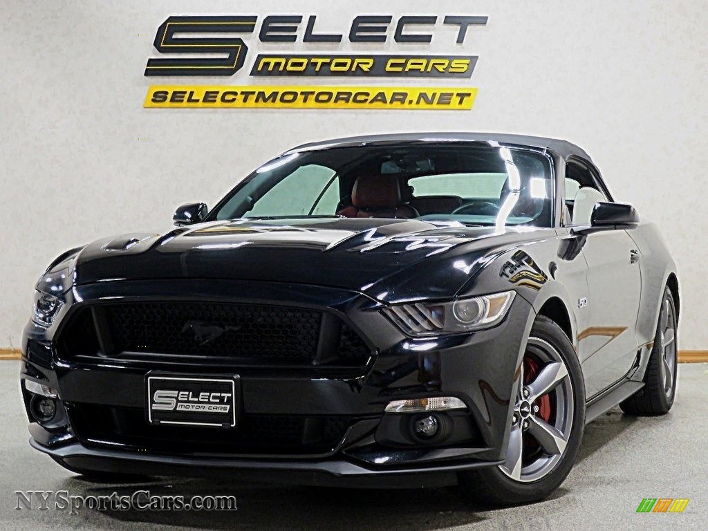 2016 Mustang GT Premium Convertible - Shadow Black / Red Line photo #1