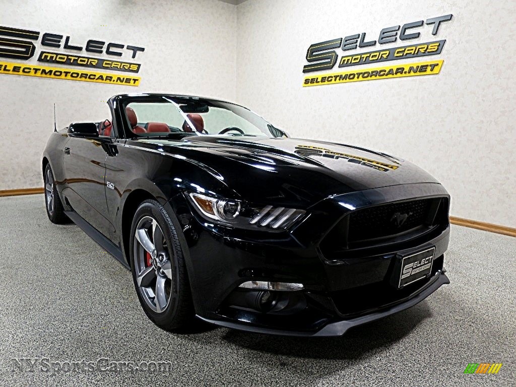 2016 Mustang GT Premium Convertible - Shadow Black / Red Line photo #6