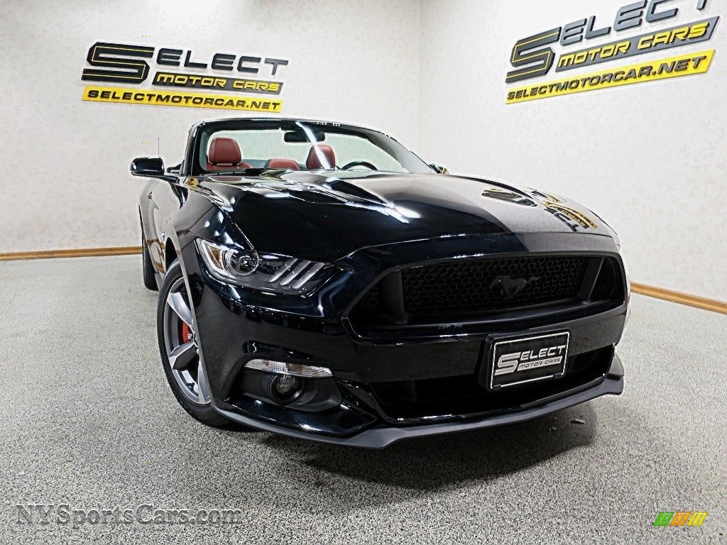 2016 Mustang GT Premium Convertible - Shadow Black / Red Line photo #9
