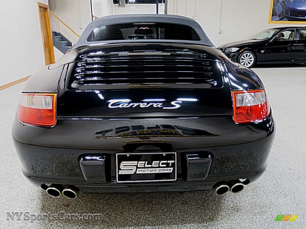 2007 911 Carrera S Cabriolet - Black / Black photo #6