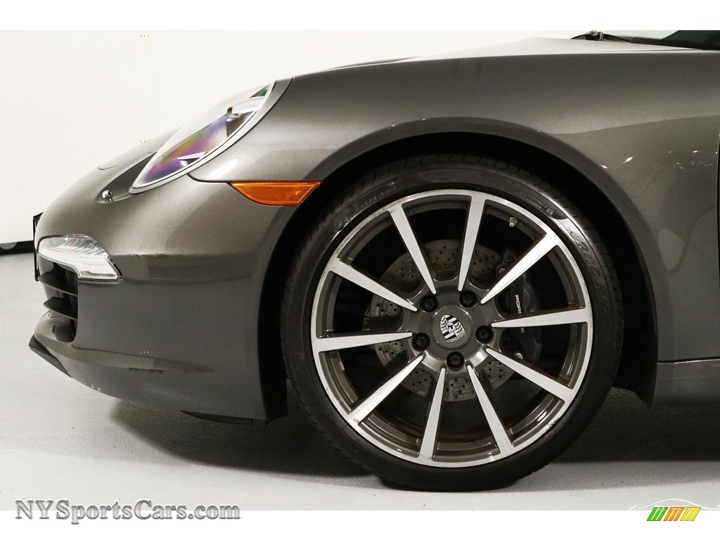2014 911 Carrera Coupe - Agate Grey Metallic / Black photo #10