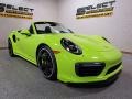 Porsche 911 Turbo S Cabriolet Paint To Sample Acid Green photo #12