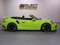 Porsche 911 Turbo S Cabriolet Paint To Sample Acid Green photo #14