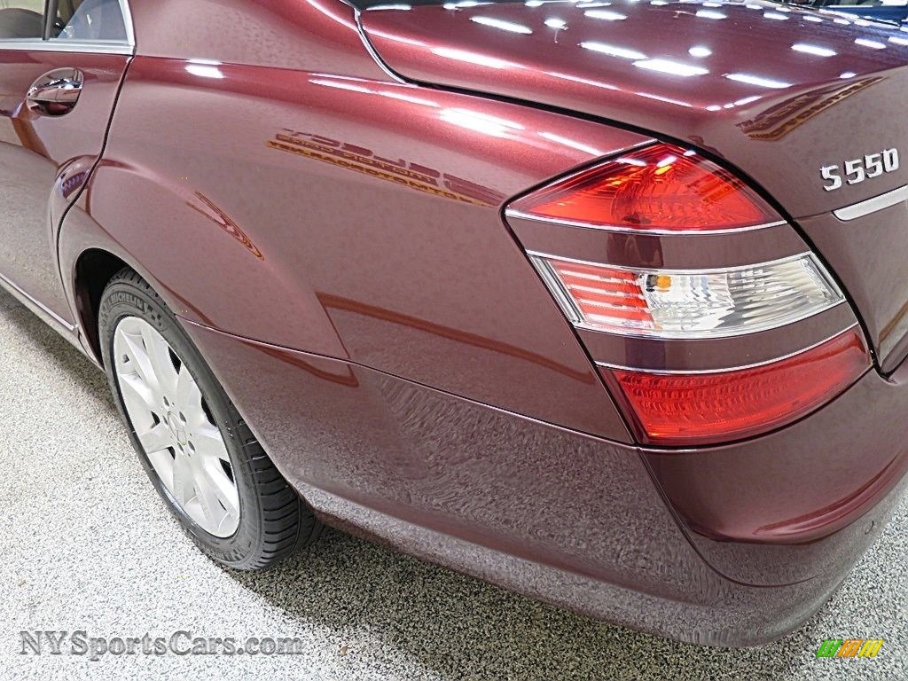 2007 S 550 4Matic Sedan - Barolo Red Metallic / Cashmere/Savanna photo #7