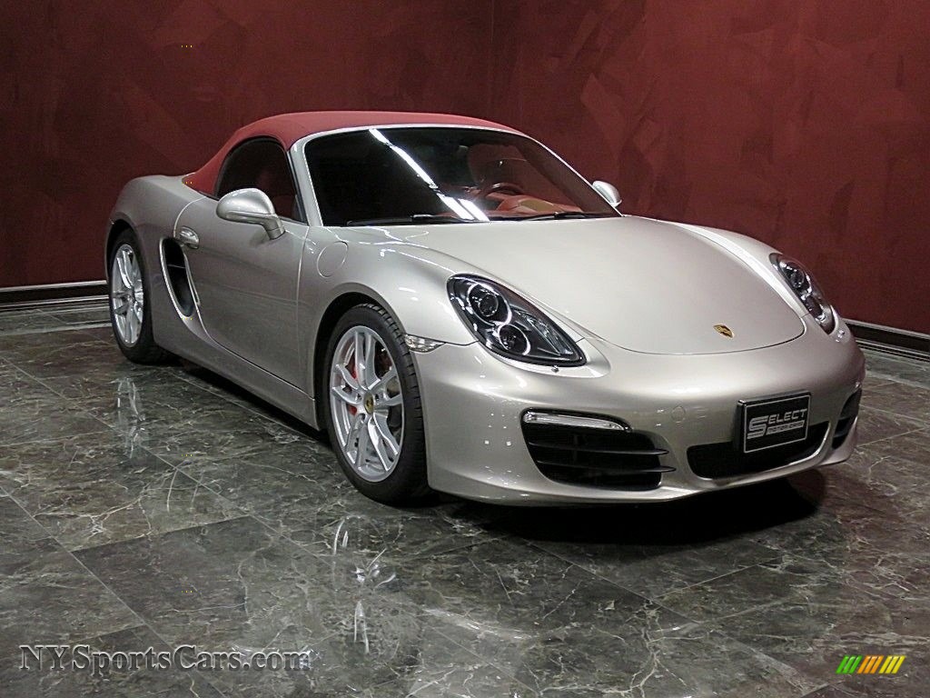 2013 Boxster S - Platinum Silver Metallic / Carrera Red Natural Leather photo #3