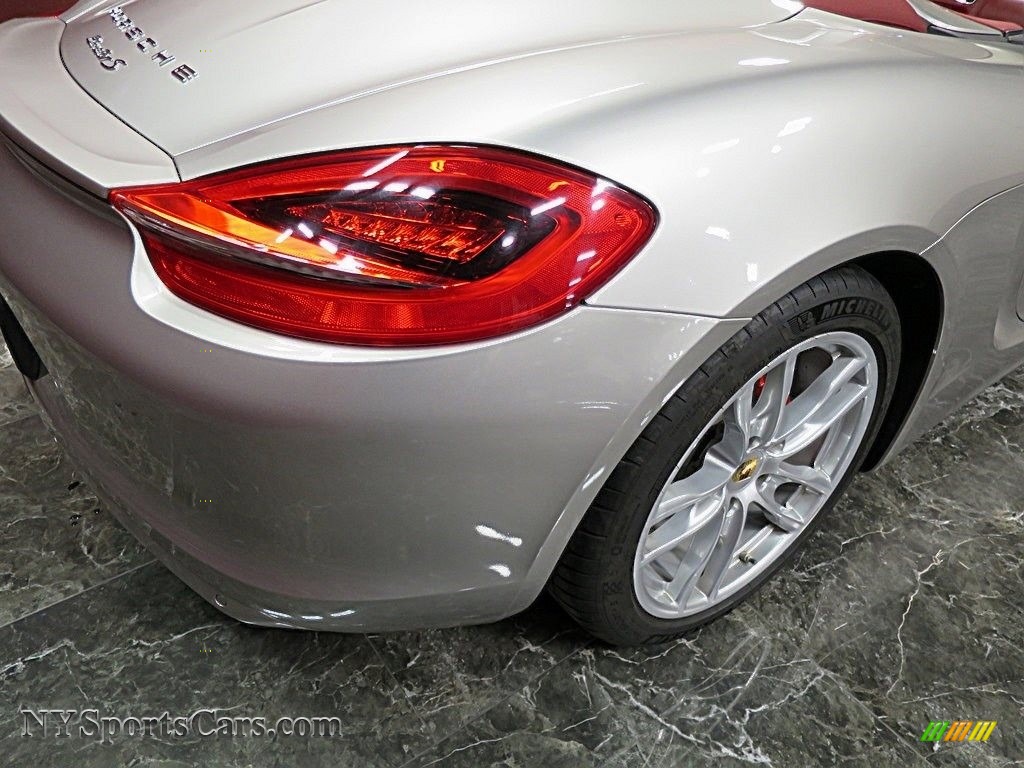 2013 Boxster S - Platinum Silver Metallic / Carrera Red Natural Leather photo #8