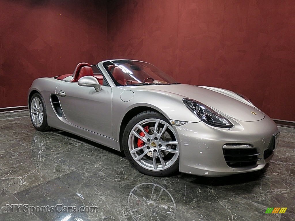 2013 Boxster S - Platinum Silver Metallic / Carrera Red Natural Leather photo #10