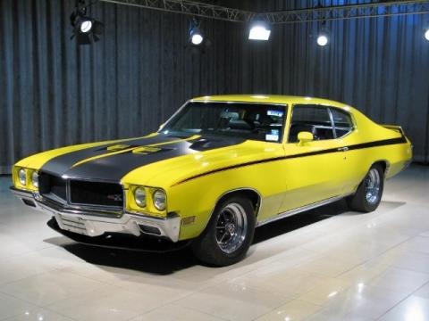 1970 Buick GSX Stage 1 Coupe in Saturn Yellow