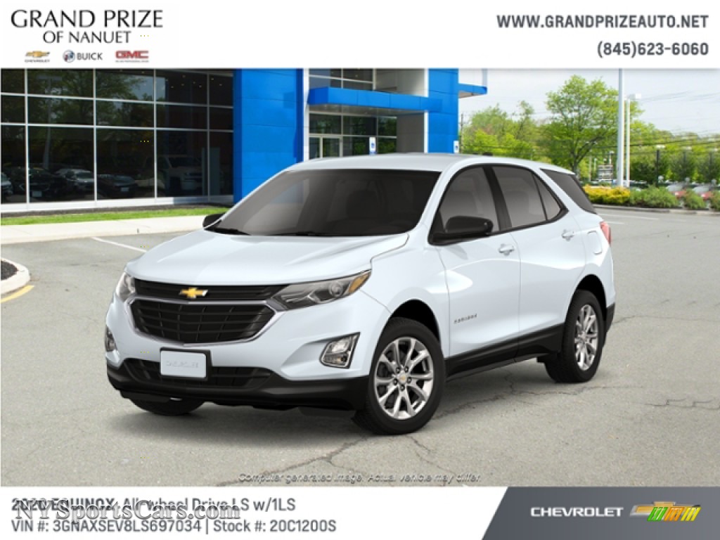 white 2020 chevrolet equinox