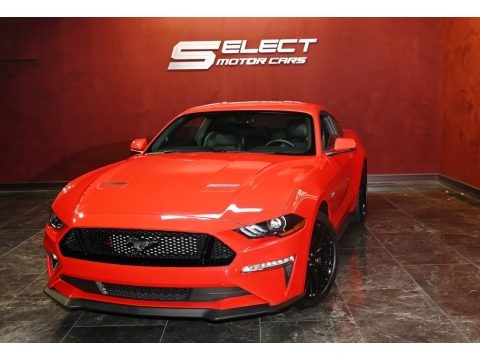 Race Red 2018 Ford Mustang GT Premium Fastback