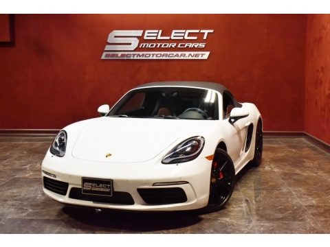 White 2019 Porsche 718 Boxster S