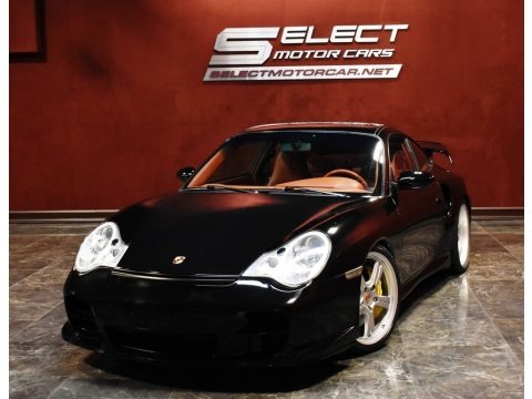 Black 2001 Porsche 911 Turbo Coupe