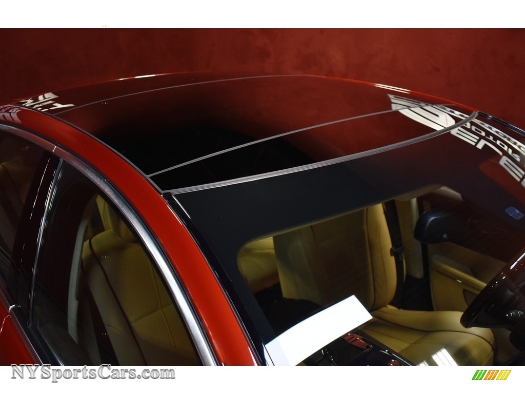 2012 XJ XJL Portfolio - Claret Red Metallic / Cashew/Truffle photo #7