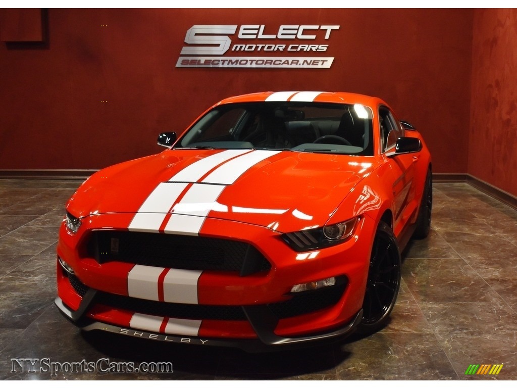 Race Red / GT350 Ebony Recaro Cloth/Miko Suede Ford Mustang Shelby GT350