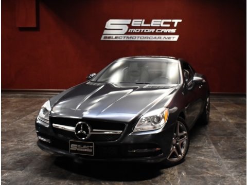Steel Grey Metallic 2014 Mercedes-Benz SLK 250 Roadster