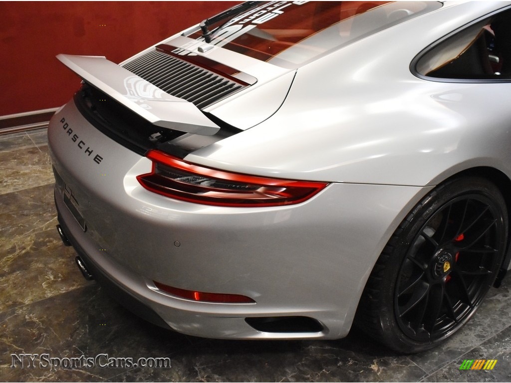 2019 911 Carrera GTS Coupe - GT Silver Metallic / Bordeaux Red photo #7