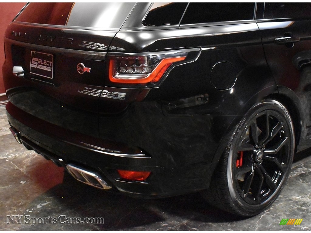 2021 Range Rover Sport SVR Carbon Edition - Santorini Black Metallic / Pimento/Ebony photo #4