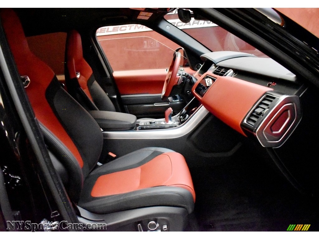 2021 Range Rover Sport SVR Carbon Edition - Santorini Black Metallic / Pimento/Ebony photo #17