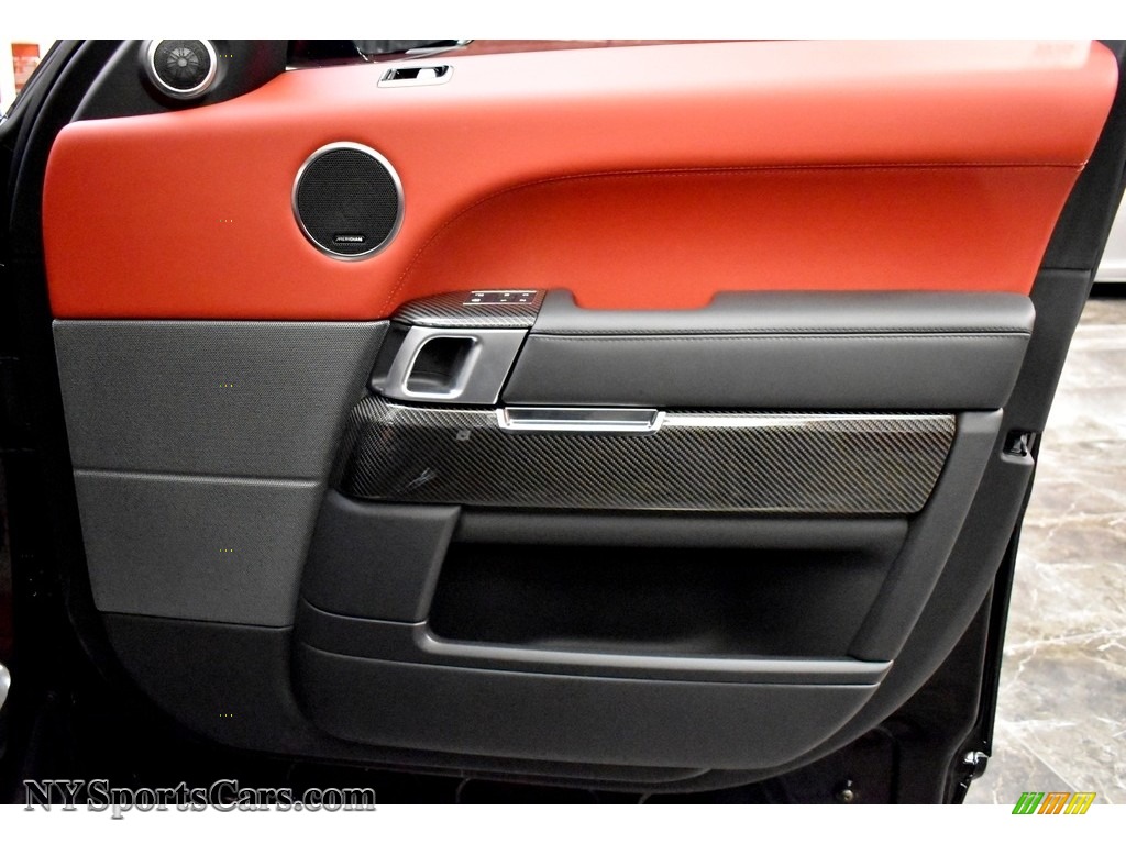 2021 Range Rover Sport SVR Carbon Edition - Santorini Black Metallic / Pimento/Ebony photo #23