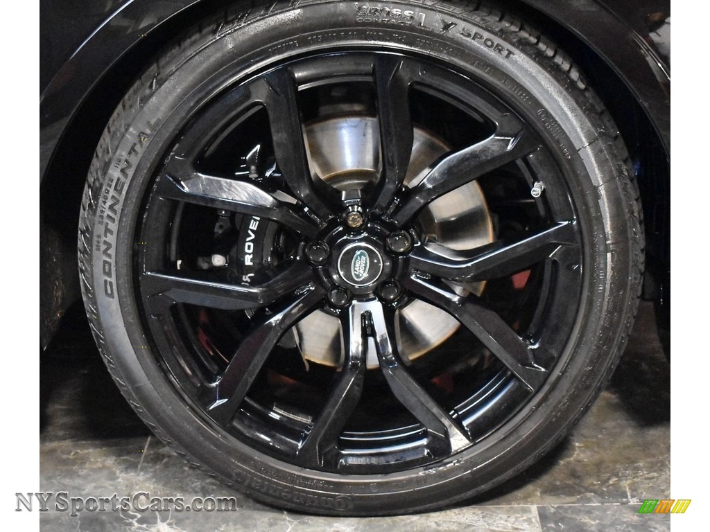 2019 Range Rover Sport SVR - Santorini Black Metallic / Ebony/Ebony photo #6