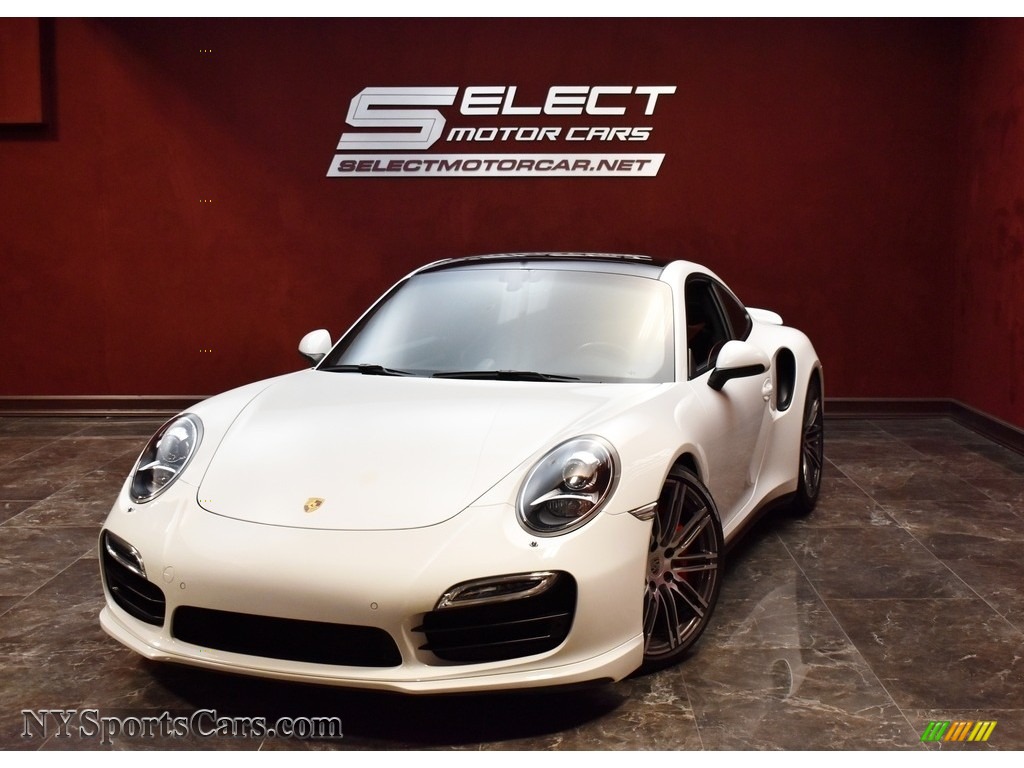 2014 911 Turbo Coupe - White / Black photo #1