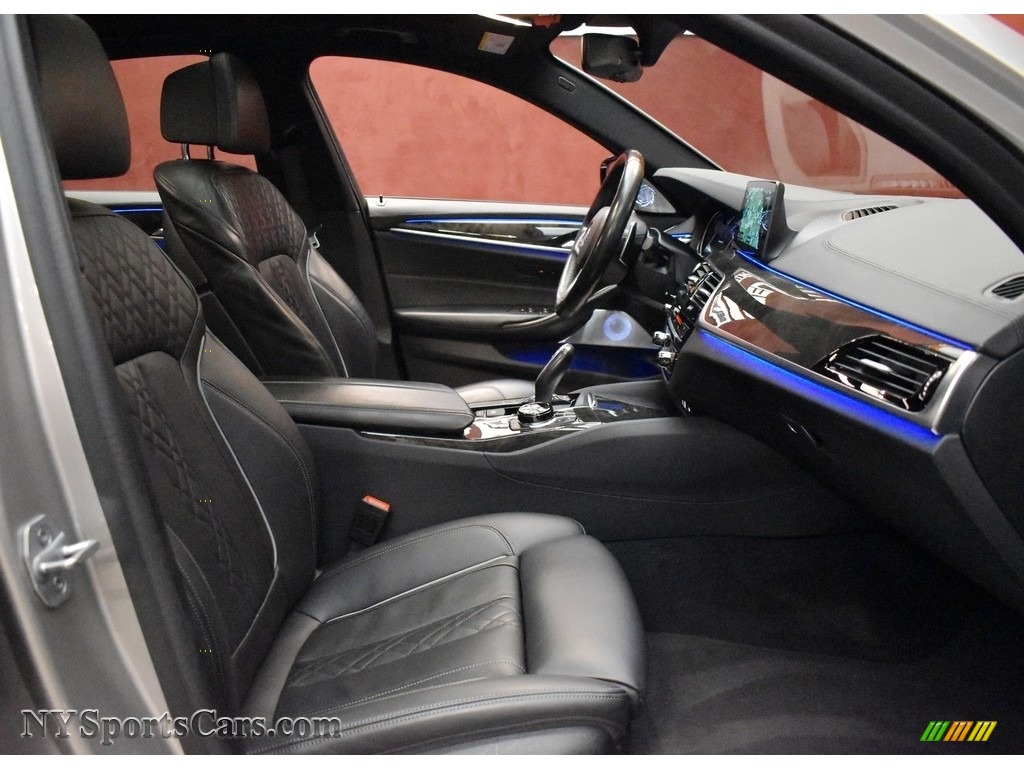 2018 5 Series M550i xDrive Sedan - Rhodonite Silver Metallic / Black photo #18