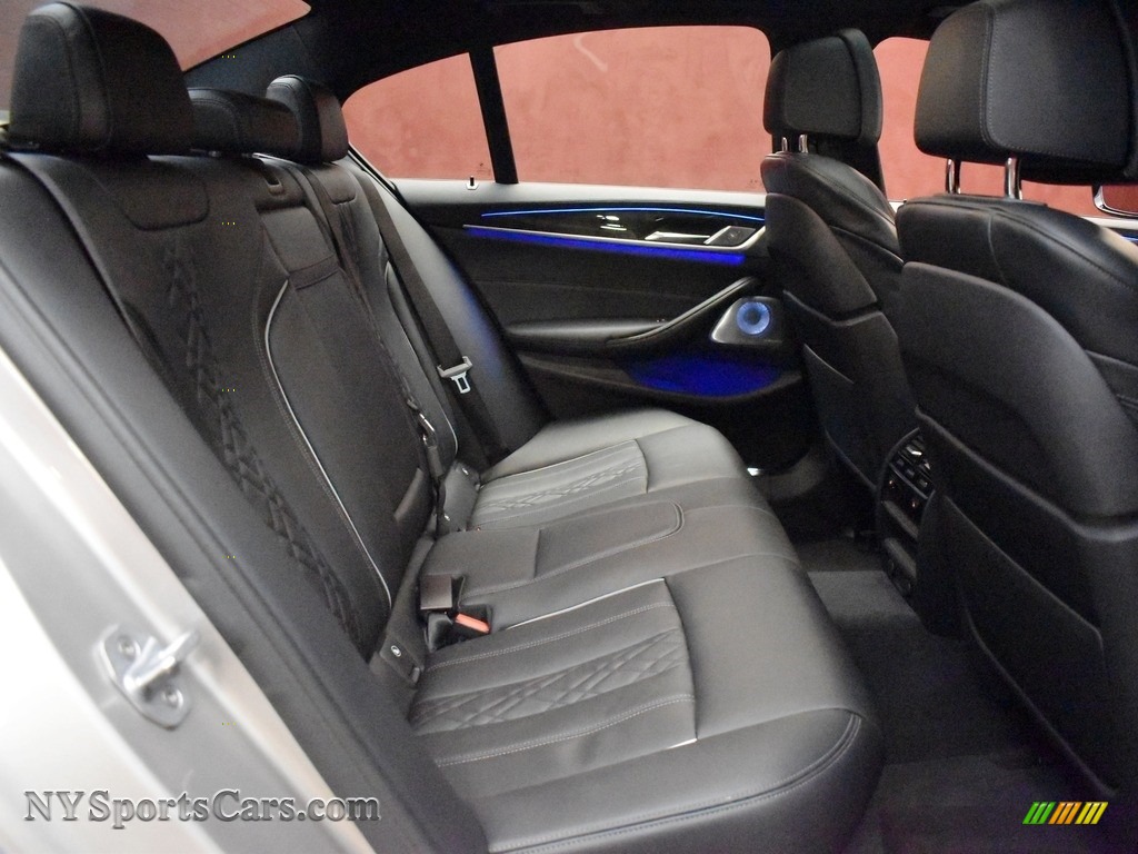 2018 5 Series M550i xDrive Sedan - Rhodonite Silver Metallic / Black photo #19