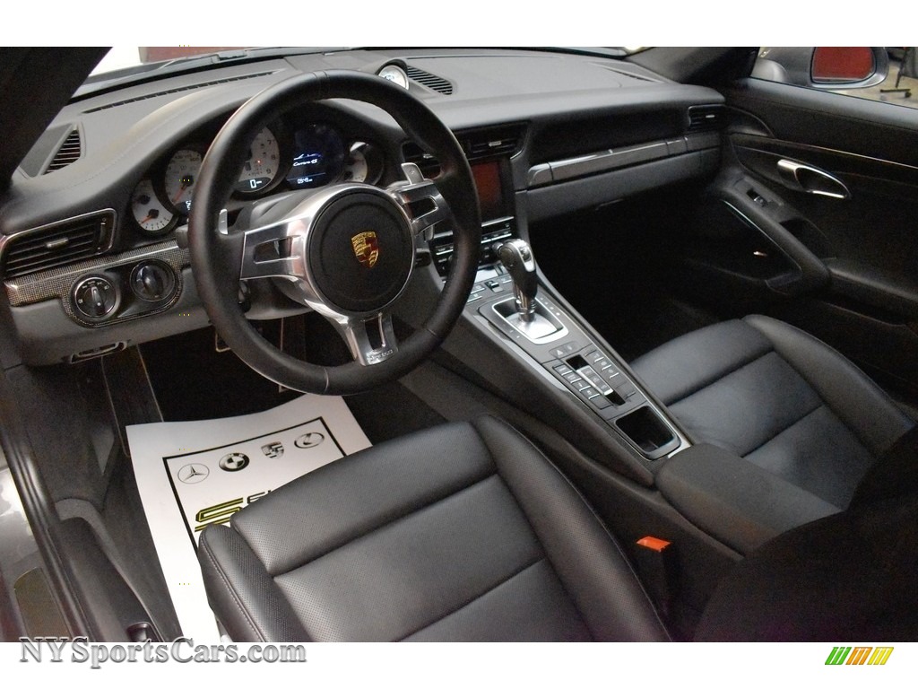 2013 911 Carrera 4S Cabriolet - Agate Grey Metallic / Black photo #12
