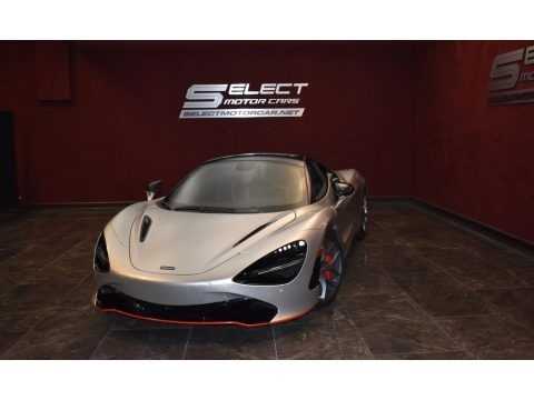 Supernova Silver Metallic 2020 McLaren 720S Spider