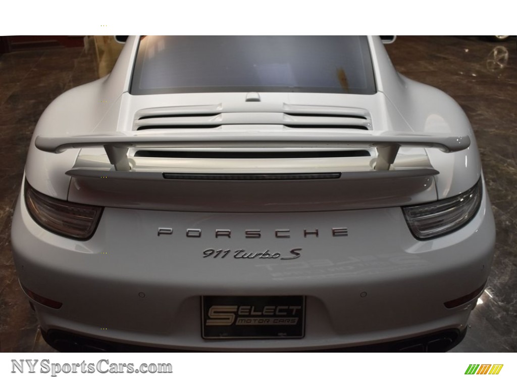 2014 911 Turbo S Coupe - White / Black photo #6