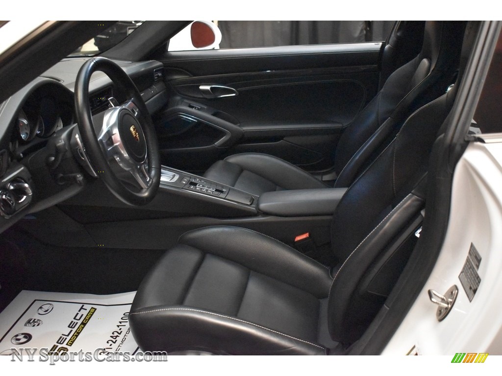 2014 911 Turbo S Coupe - White / Black photo #12