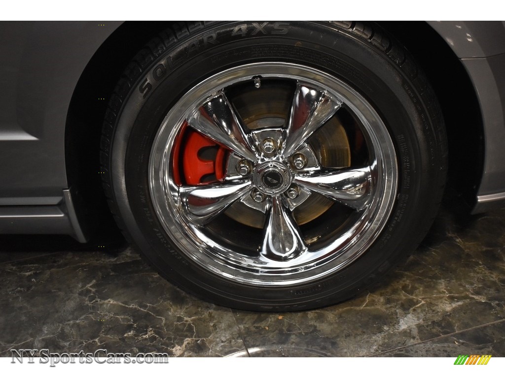 2006 Mustang GT Premium Convertible - Tungsten Grey Metallic / Red/Dark Charcoal photo #9