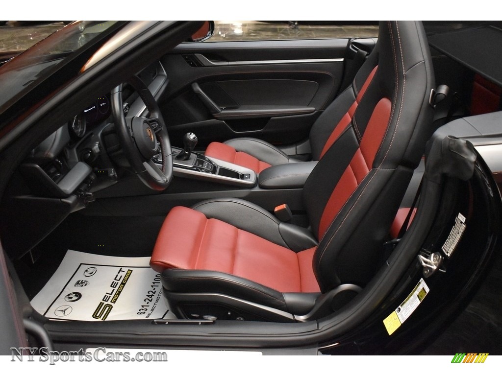 2020 911 Carrera 4S Cabriolet - Black / Black/Bordeaux Red photo #10