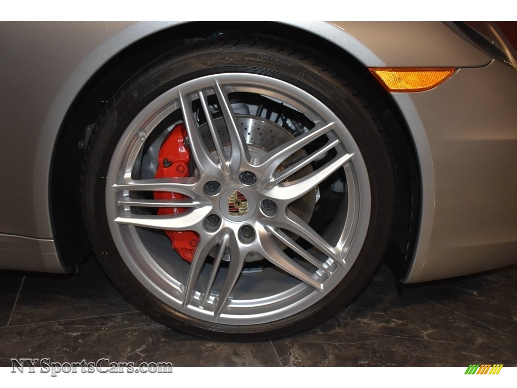 2012 911 Carrera S Cabriolet - GT Silver Metallic / Black photo #10