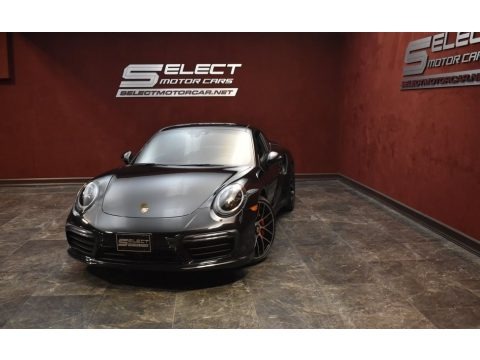Black 2018 Porsche 911 Turbo Coupe