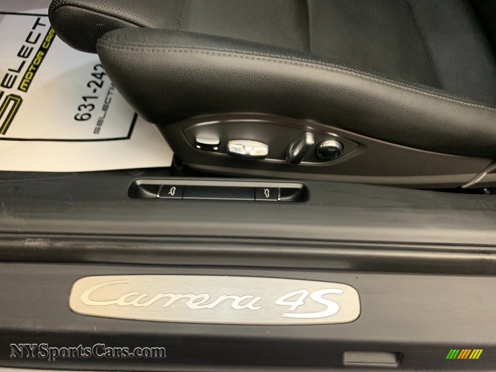 2013 911 Carrera 4S Coupe - GT Silver Metallic / Black photo #9