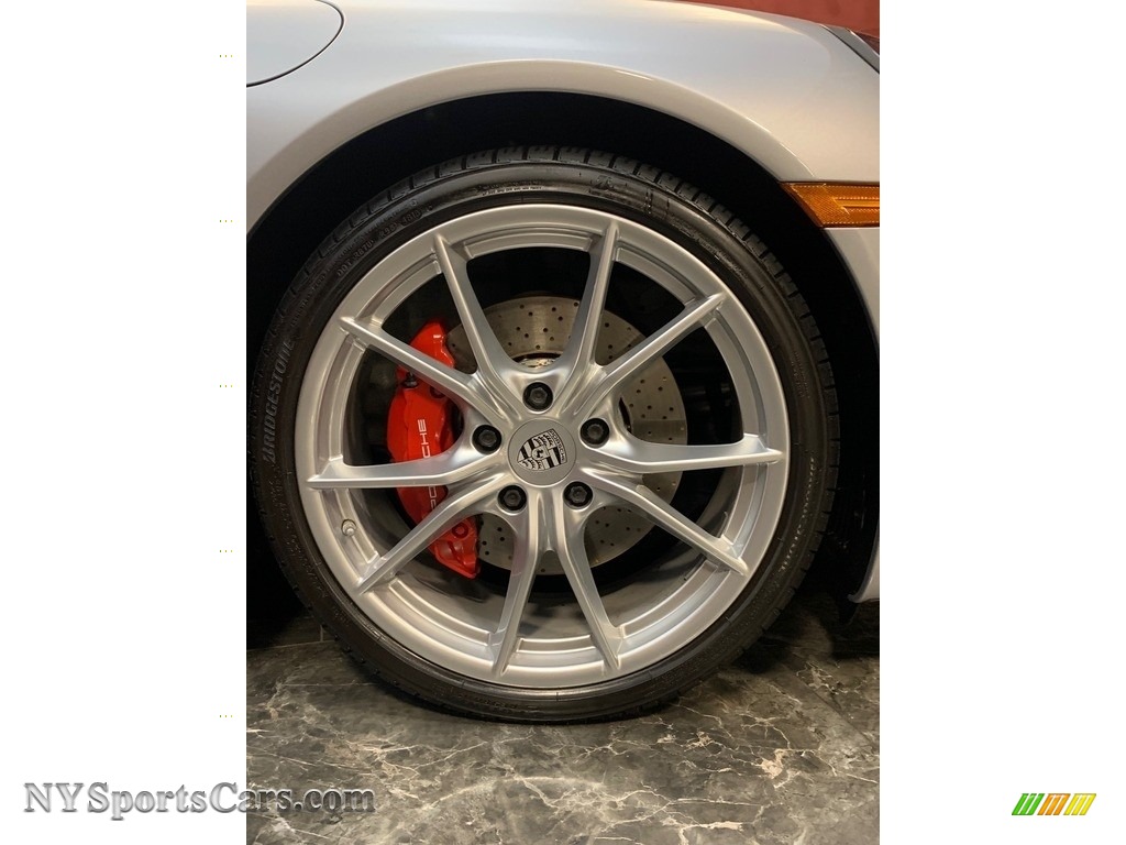 2019 911 Carrera 4S Coupe - GT Silver Metallic / Black photo #8