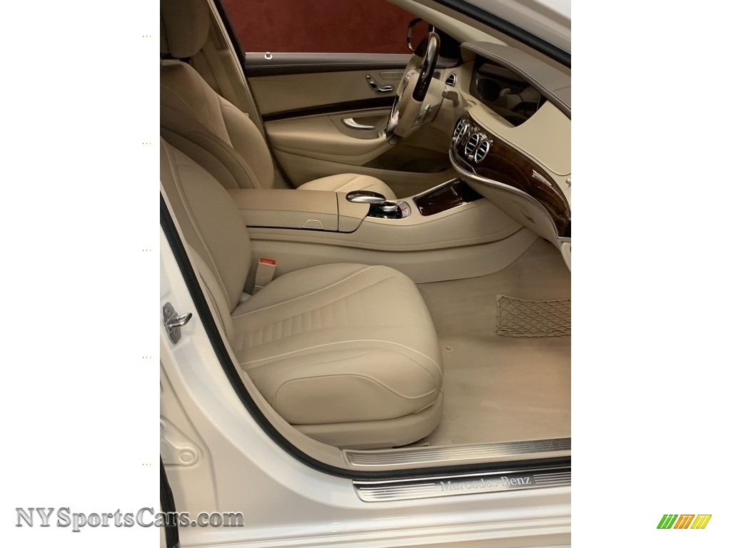 2019 S 560 4Matic Sedan - designo Diamond White Metallic / Nut Brown/Black photo #13