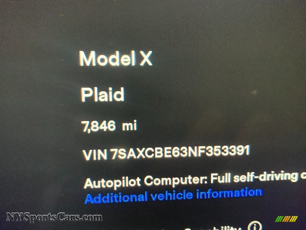 2022 Model X Plaid - Red Multi-Coat / Cream photo #19