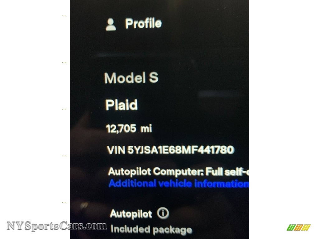 2021 Model S Plaid AWD - Midnight Silver Metallic / Black photo #16