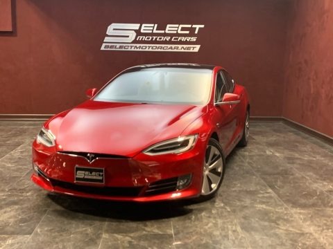 Red Multi-Coat 2020 Tesla Model S Long Range Plus