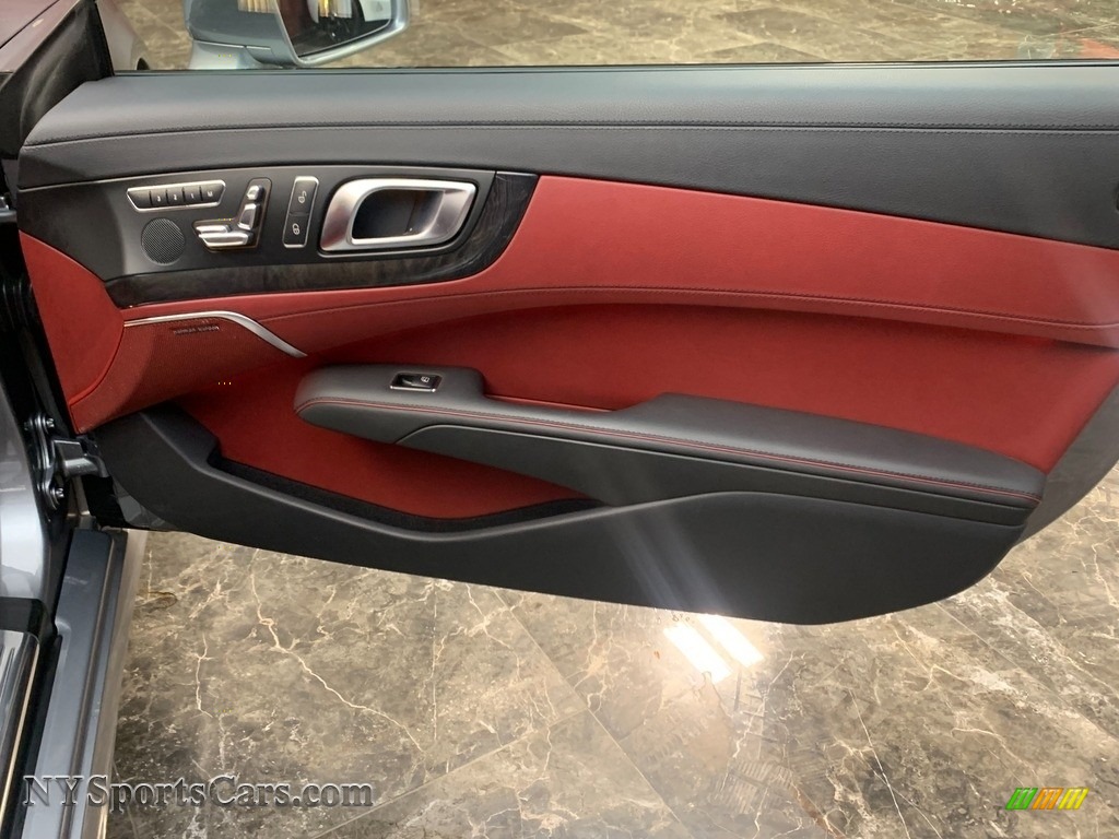 2014 SL 550 Roadster - Paladium Silver Metallic / designo Classic Red photo #18
