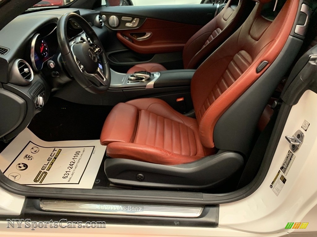 2019 C 300 4Matic Cabriolet - Polar White / Cranberry Red/Black photo #11