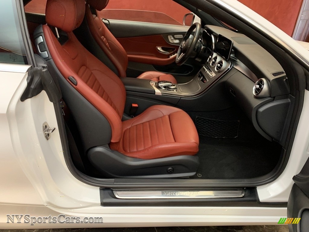 2019 C 300 4Matic Cabriolet - Polar White / Cranberry Red/Black photo #15