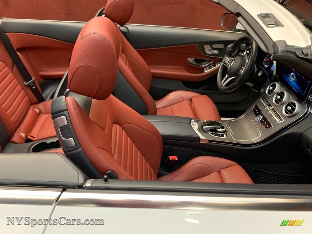 2019 C 300 4Matic Cabriolet - Polar White / Cranberry Red/Black photo #16