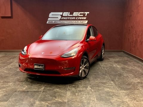 Red Multi-Coat 2021 Tesla Model Y Long Range AWD