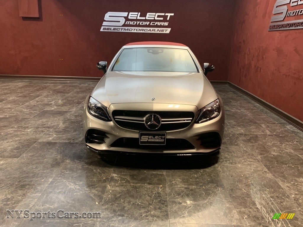 2019 C 43 AMG 4Matic Cabriolet - Mojave Silver Metallic / Cranberry Red/Black photo #2